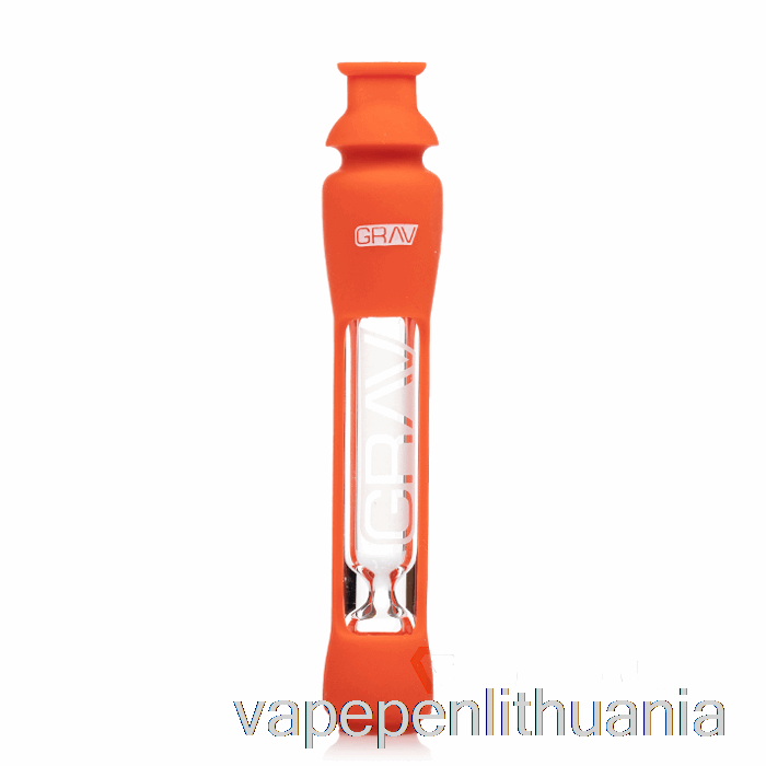 Grav 12mm Degustatorius Su Silikonine Oda Skarlatinai Oranžine Vape Skysčiu